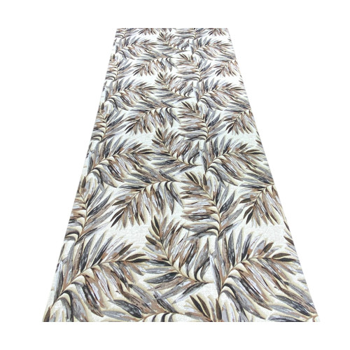Non-slip Kitchen Rug - Washable Runner - Leaf Pattern - Made in Italy