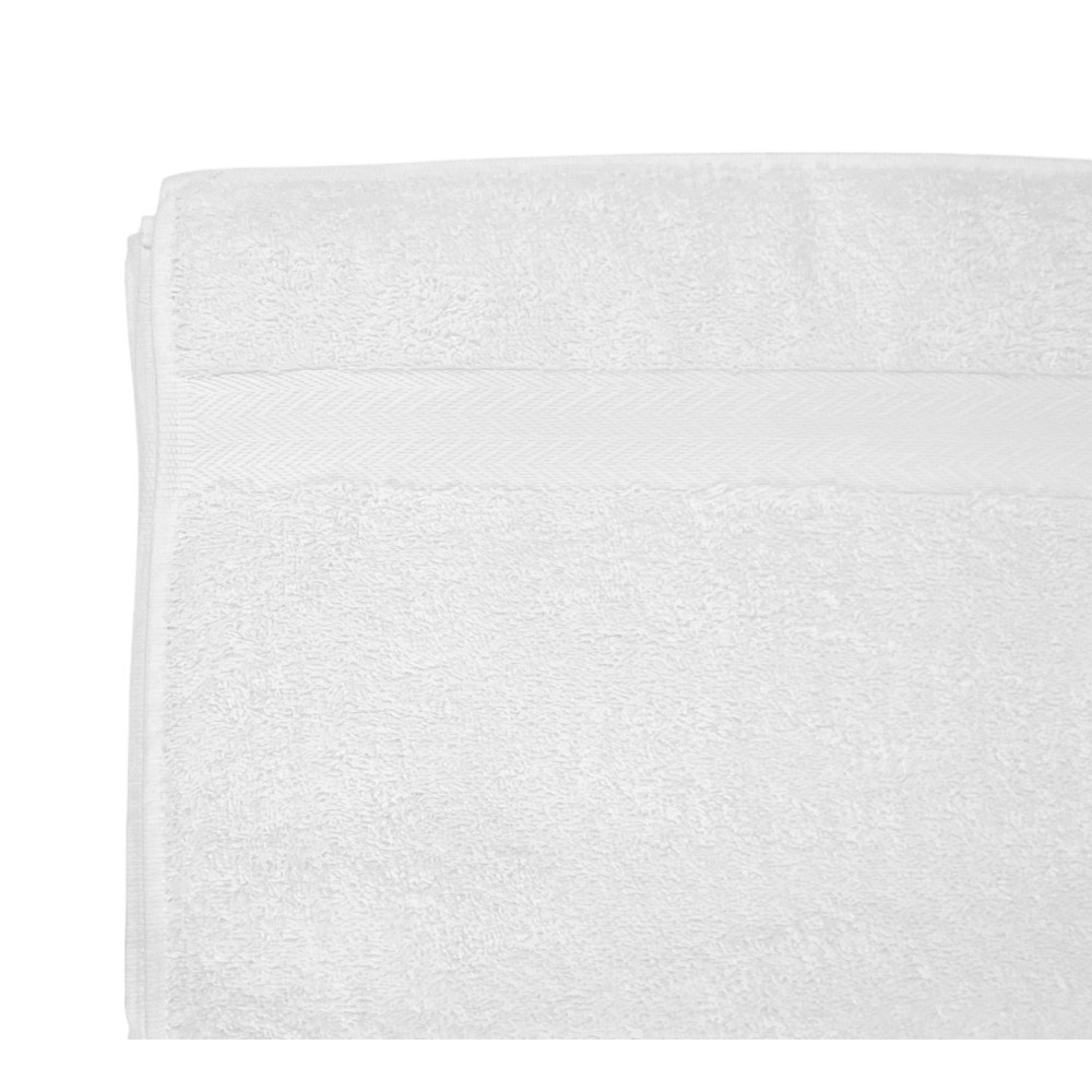 Set 6 Asciugamani Spugna Cotone 100% Bianco 60x110 cm