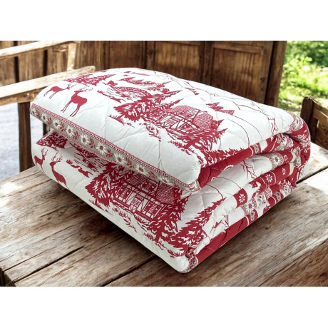 Couvre-lit matelassé pur coton et polyester, non-allergène 2