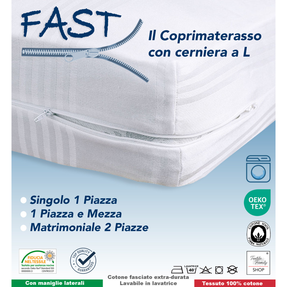 Housse de matelas sac avec fermeture à glissière zip l toutes les tailles