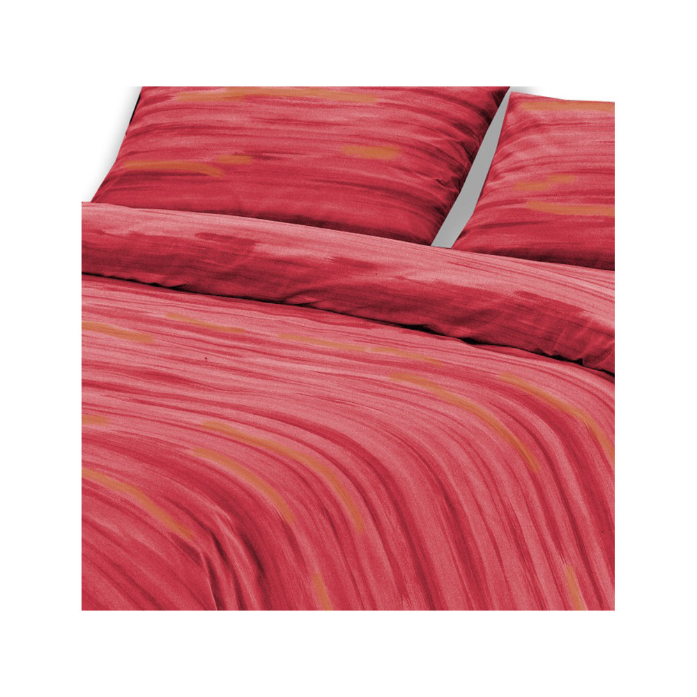 Kot couette légère bordeaux brossé - Printemps Eté Couvre-lit en coton respirant - Hypoallergénique