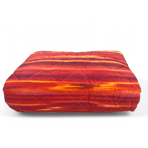 Light spring summer quilt Kot Brushed Bordeaux - Ideal for single, queen-size and double bed