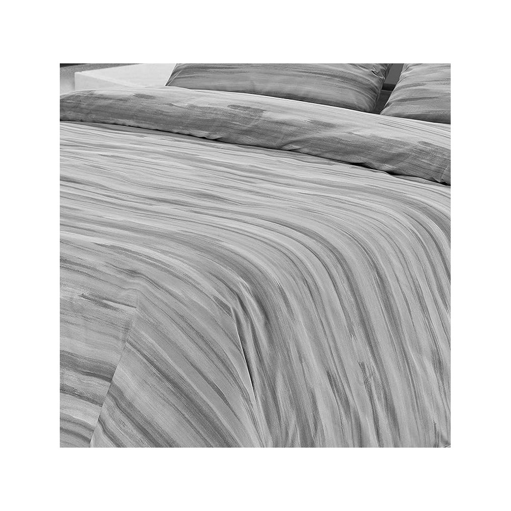 Trapuntino leggero Kot Pennellato Grigio - Copriletto primaverile estivo in cotone traspirante - Anallergico