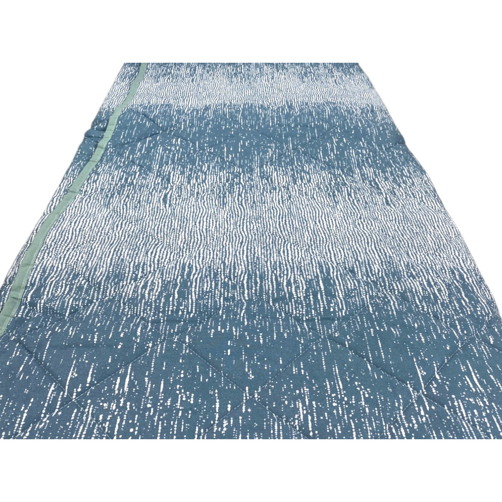 Trapuntino Kot Bollicine Ottanio - Quilt primaverile estivo in cotone - Made in Italy con confezione originale
