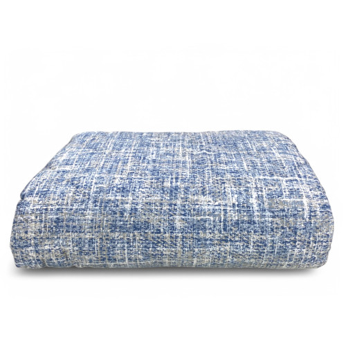 Kot Coco Quilt Light Blue - Détail en tissu de coton et matelassage élégant