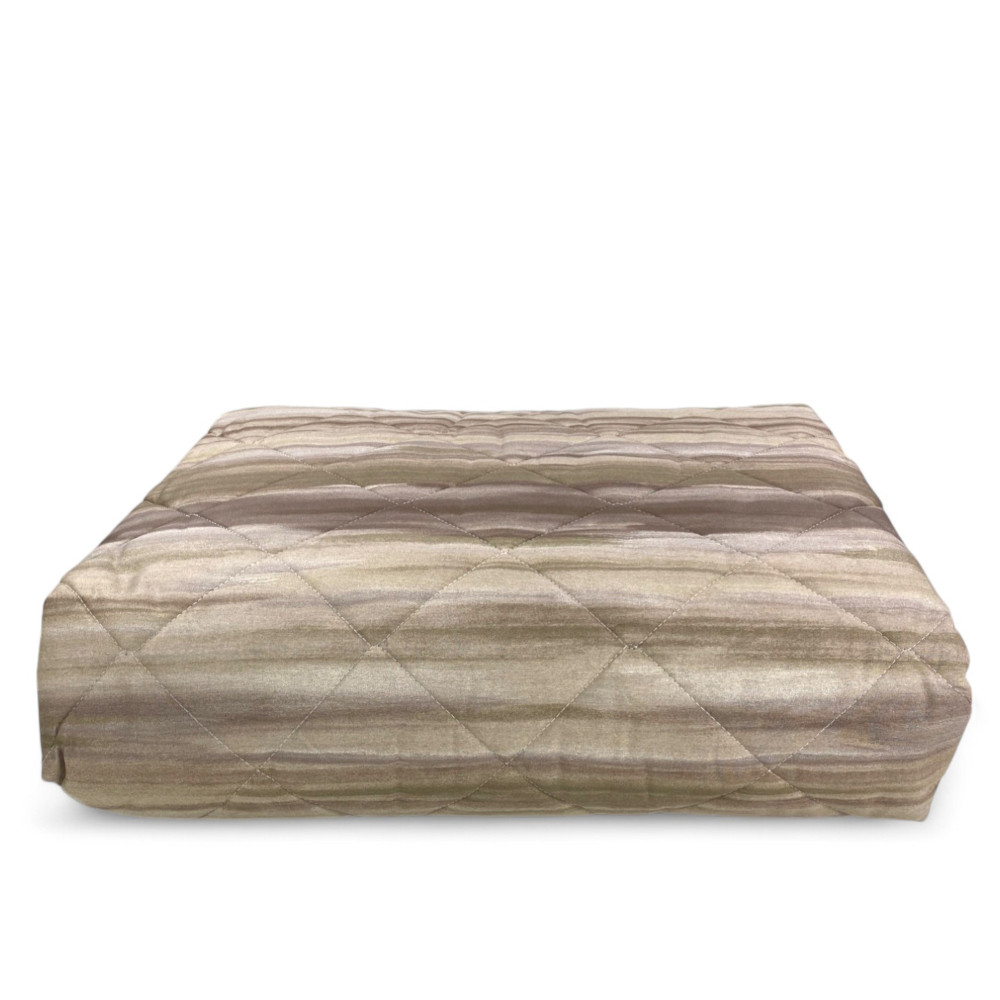 Trapuntino Kot Pennellato Beige - Coperta leggera in cotone con confezione originale - Prodotto in Italia
