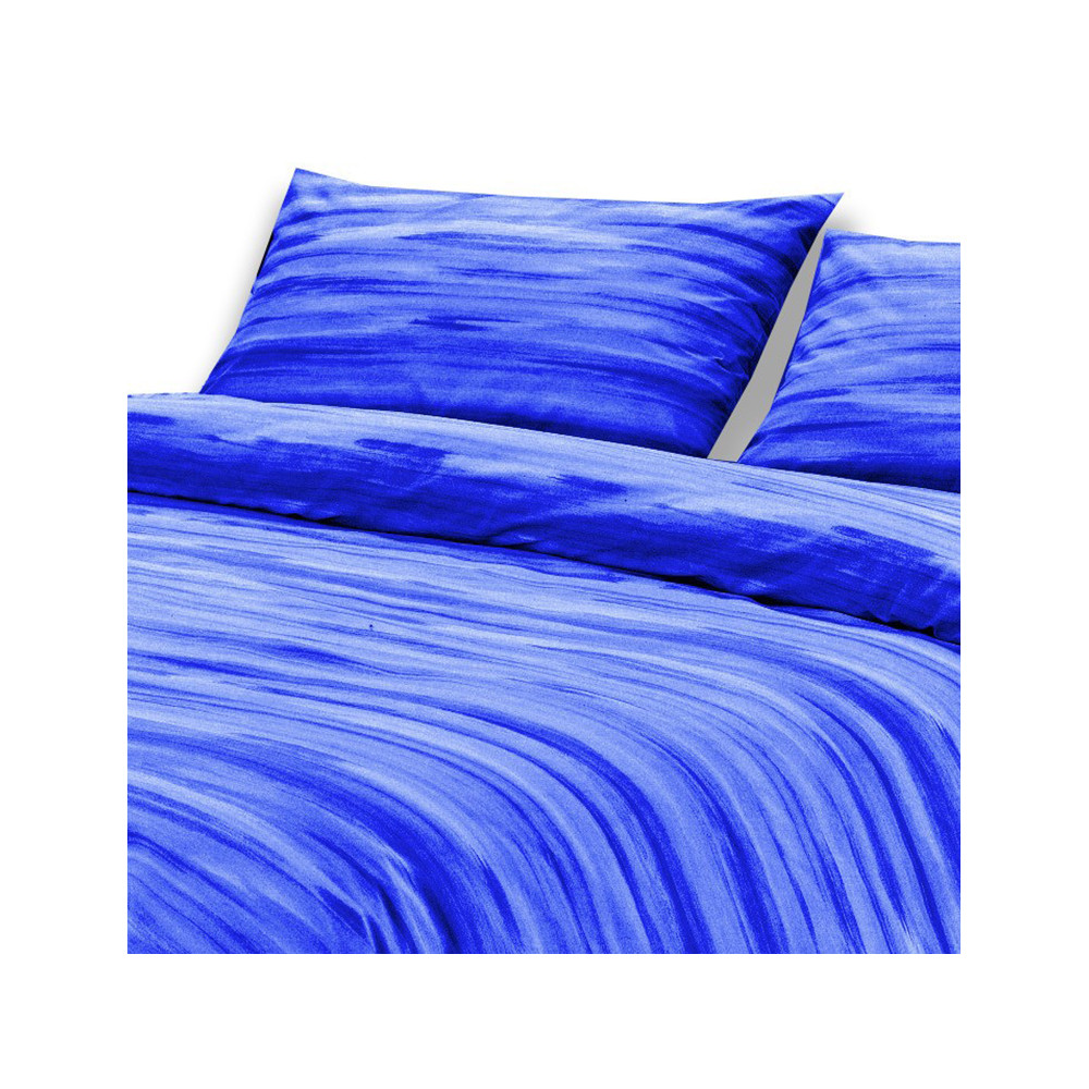 Kot Lightweight Quilt Brushed Blue - Atmungsaktive Tagesdecke aus Baumwolle - Hypoallergen und bequem