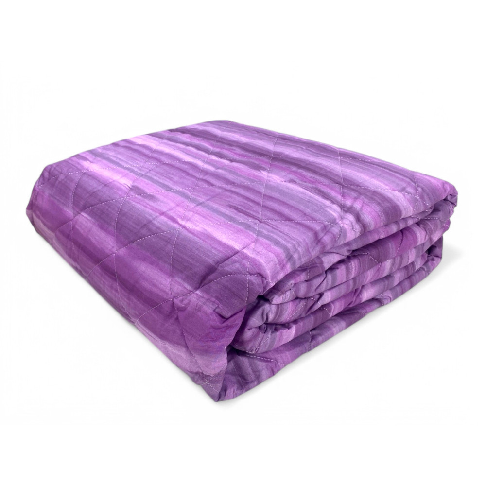 Trapuntino Leggero Kot Pennellato Lilla - Quilt primaverile estivo - 100% cotone - Made in Italy