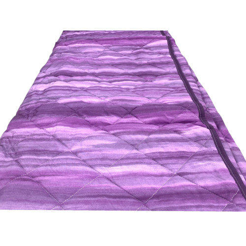 Kot Quilt Brushed Lilas - Couverture en coton léger avec emballage d’origine - Made in Italy