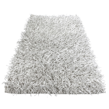 Tappeto Shaggy Bianco – Pelo 6 cm, Antiscivolo, Morbido – 12 Misure