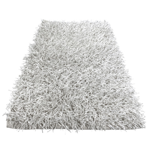 Shaggy Rug White – Pile 6 cm, Non-slip, Soft – 12 Sizes