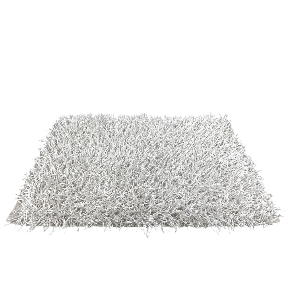 Shaggy Teppich Weiß – Flor 6 cm, rutschfest, weich – 12 Größen