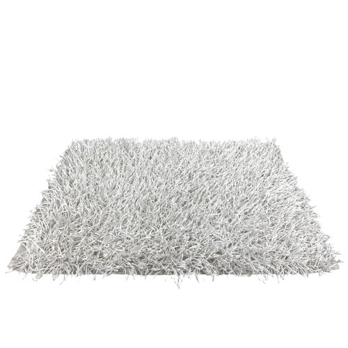 Shaggy Teppich Weiß – Flor 6 cm, rutschfest, weich – 12 Größen