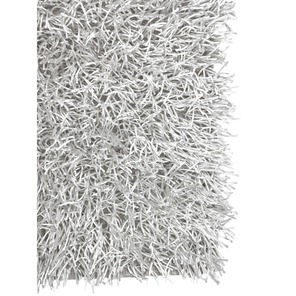 Shaggy Rug White – Pile 6 cm, Non-slip, Soft – 12 Sizes