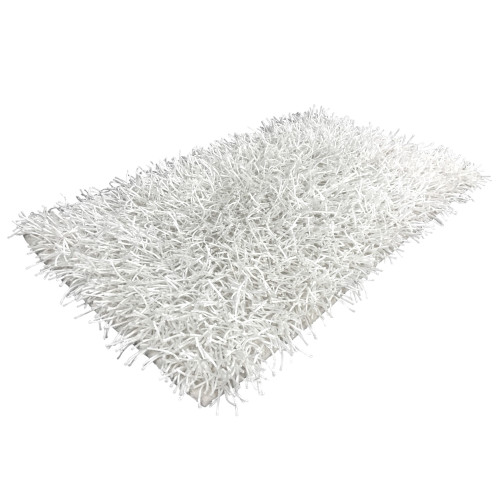 Shaggy Rug White – Pile 6 cm, Non-slip, Soft – 12 Sizes