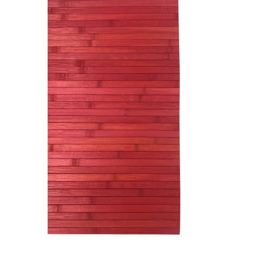 Roter Bambusteppich für Wohnzimmer, Bad und Küche, moderner Stil