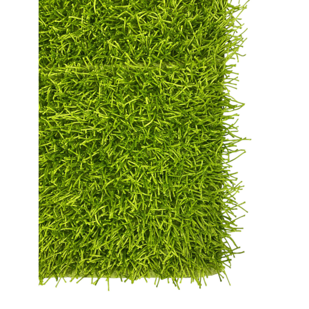 Tapis Shaggy Vert – Velours 6 cm, Antidérapant, Doux – 12 Tailles