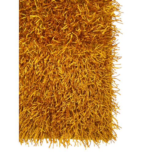 Tapis Shaggy Ocre – Velours 6 cm, Antidérapant, Robuste – 12 Tailles