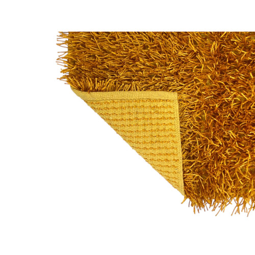 Shaggy Teppich Ocker – Flor 6 cm, rutschfest, robust – 12 Größen