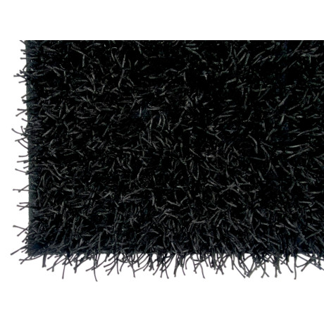 Tappeto Shaggy Nero – Pelo 6 cm, Antiscivolo, Morbido – 12 Misure 2