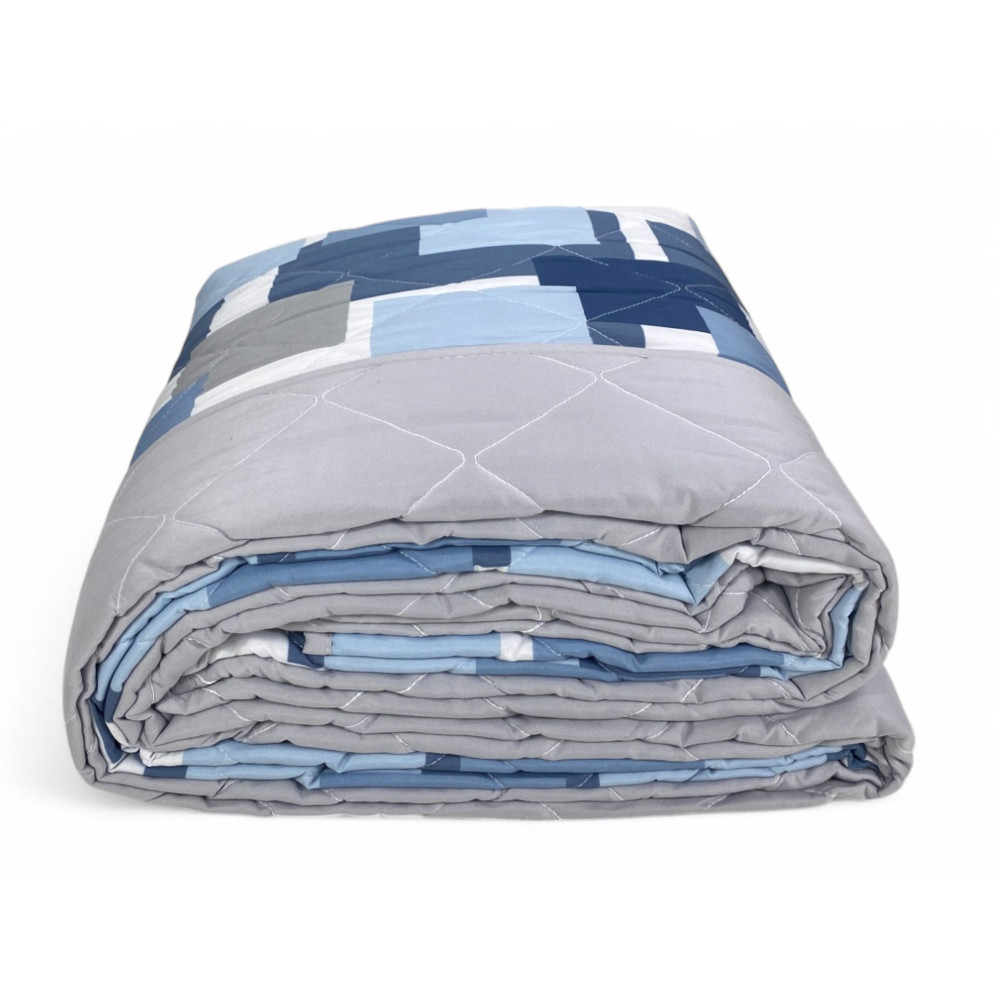 Couvre-lit mi-saison en microfibre pêche, respirant et doux au toucher
