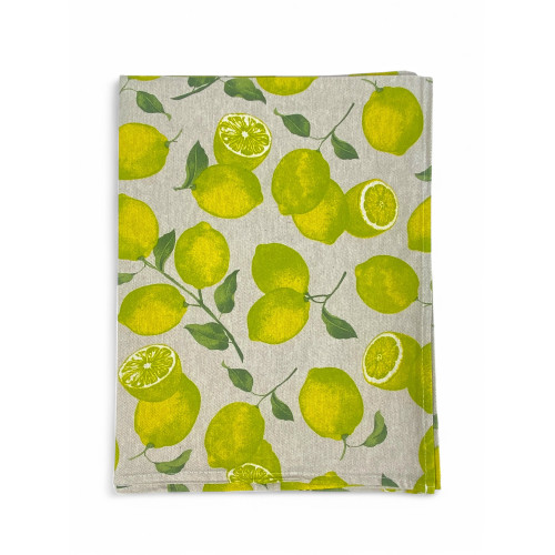 TOVAGLIA DORY SORRENTO limone LIMONI GIALLO in cotone