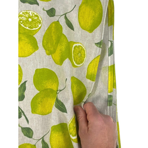 DORY SORRENTO TISCHDECKE zitrone GELBE ZITRONEN aus Baumwolle