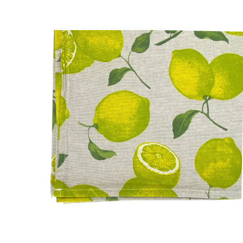 TOVAGLIA DORY SORRENTO limone LIMONI GIALLO in cotone