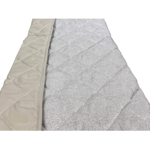 Lightweight microfiber bedspread with peach effect, ideal for spring and summer