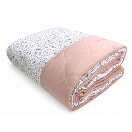 Pink Fiorellino Quilt - Mid-season quilted bedspread - Soft microfiber - Made in Italy