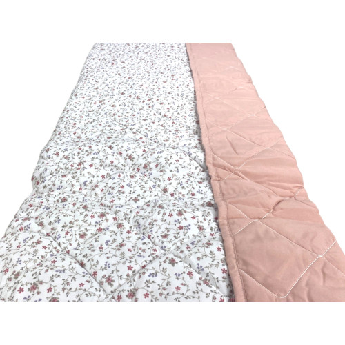 Copriletto leggero Fiorellino Rosa - Ideale per letto singolo, una piazza e mezza e matrimoniale