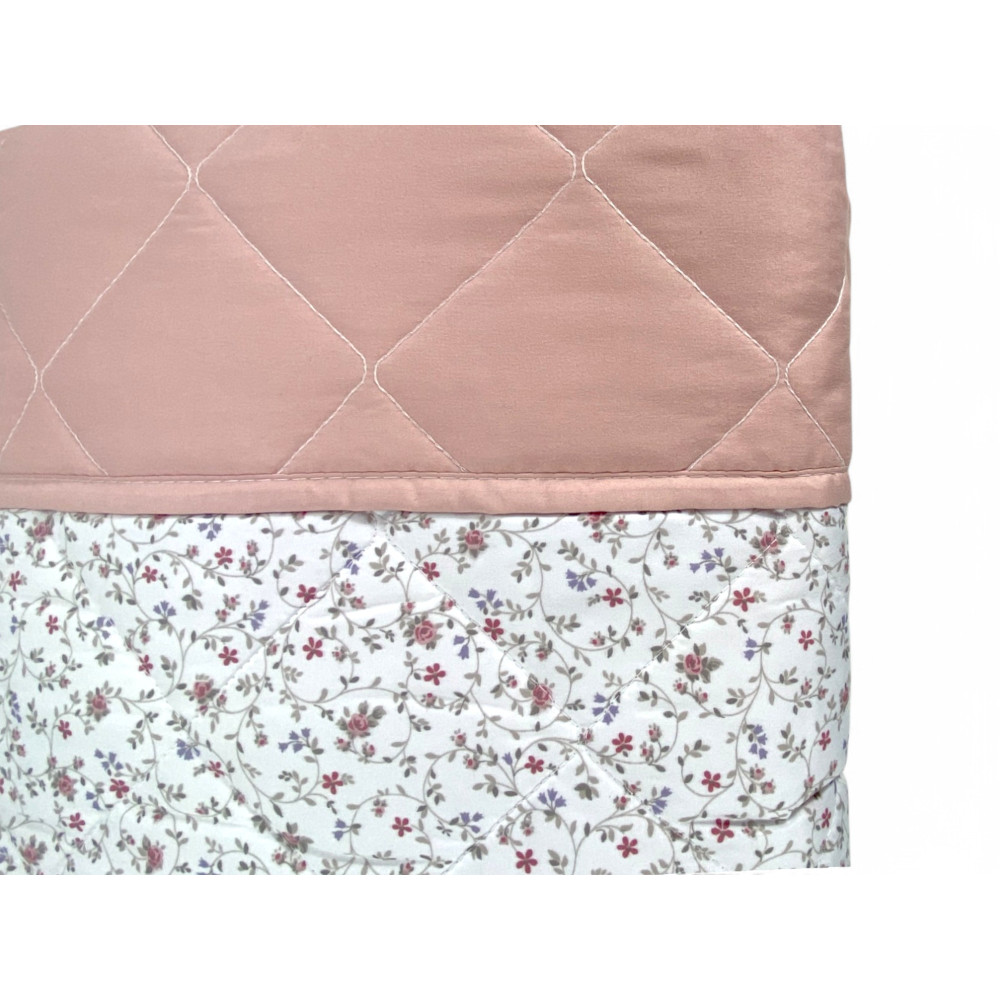 Pink Fiorellino Quilt - Couverture légère avec emballage d’origine - Qualité italienne