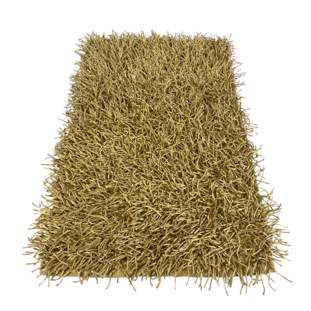 Tappeto Shaggy Beige – Pelo 6 cm, Antiscivolo, Morbido – 12 Misure