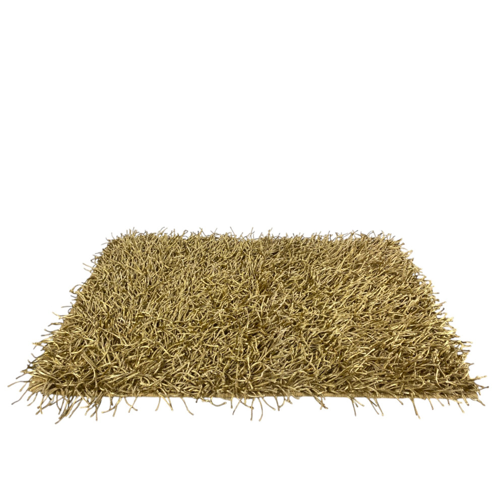 Tappeto Shaggy Beige – Pelo 6 cm, Antiscivolo, Morbido – 12 Misure