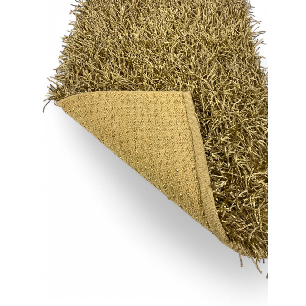 Alfombra Shaggy Beige – Pelo 6 cm, Antideslizante, Suave – 12 Tallas