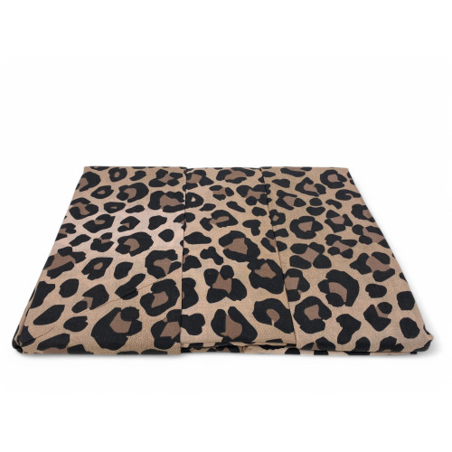 Completo Lenzuola Matrimoniale MAXI 2 Piazze in Puro Cotone - Disegno leopardato