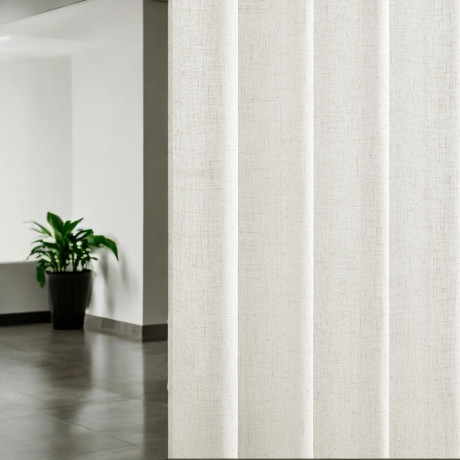 Tenda Simply 2.0 beige 200x300 cm - tessuto effetto lino con fettuccia 2