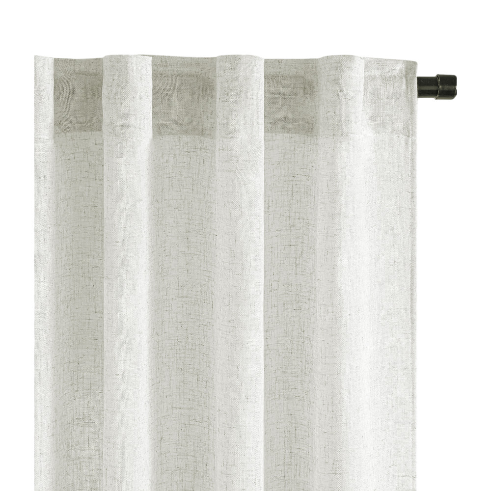 Beige gefalteter Vorhang Simply 2.0 - Einzelpackung mit 1 Blatt