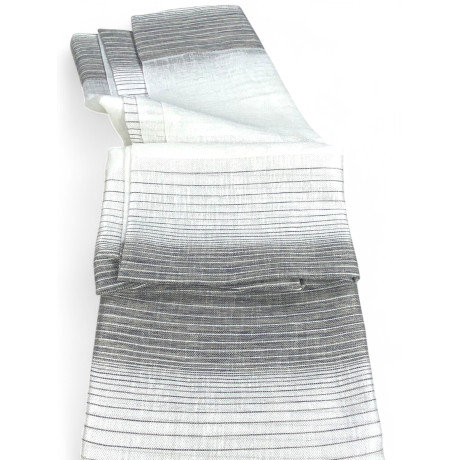 Rideau Jacquard Rayé Moderne 140x300 cm avec sangle universelle 2