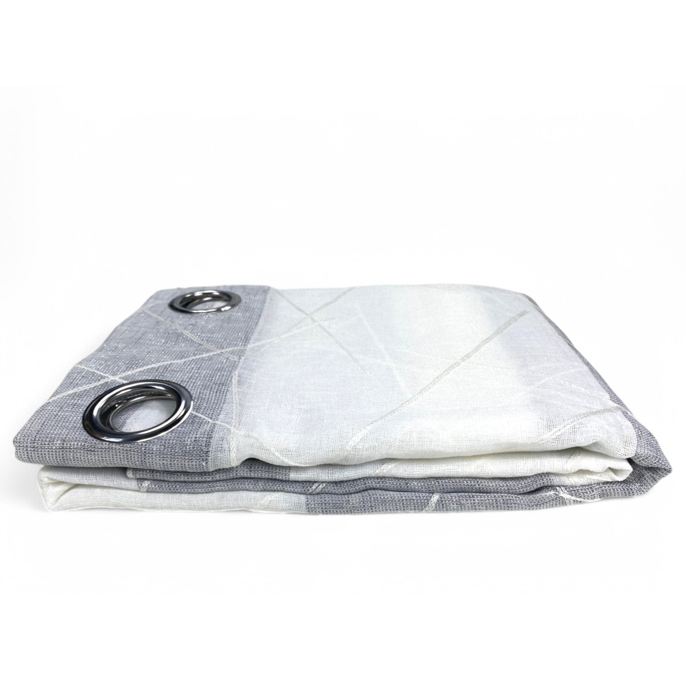 Yara Single Tent Tarpaulin - Grey with Metal Eyelets, Folded in Pack