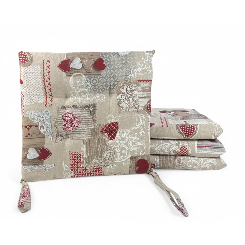 COPRISEDIA Morbidone DORY TIROLESE Cuore MARGOT Rosso