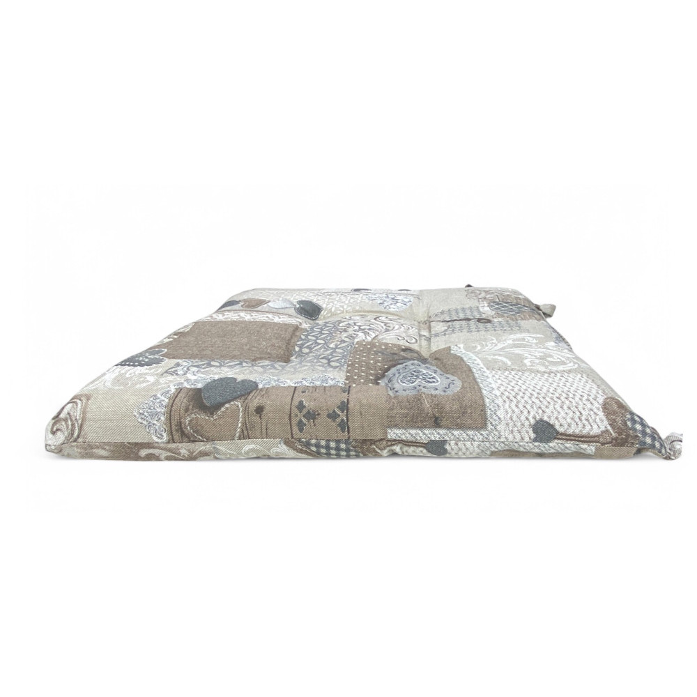HOUSSE DE CHAISE Soft TYROLEAN Heart MARGOT Beige