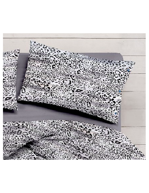 FEUILLE COMPLÈTE SAFARI tacheté gris