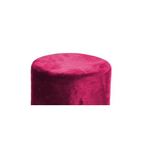 pouf velvet bordeaux 2