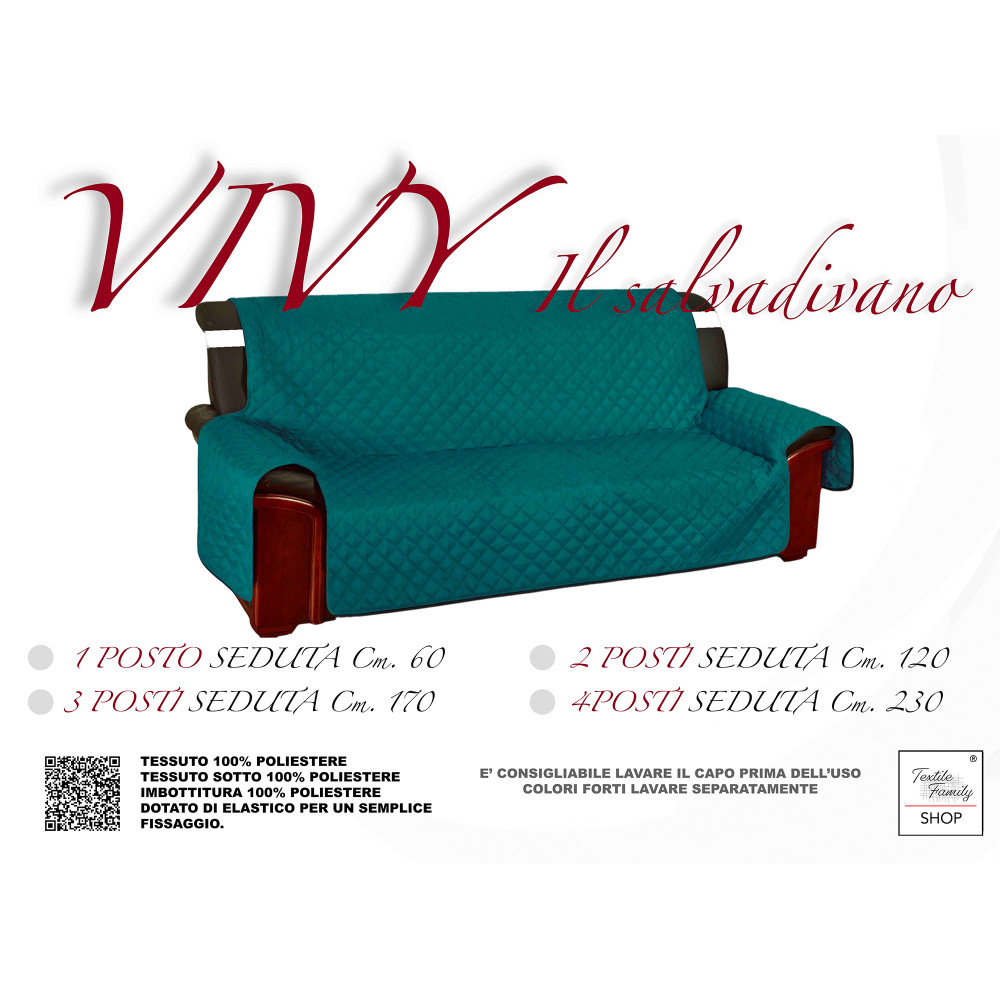 Variantes de color y embalaje de la funda de sofá acolchada Vivy