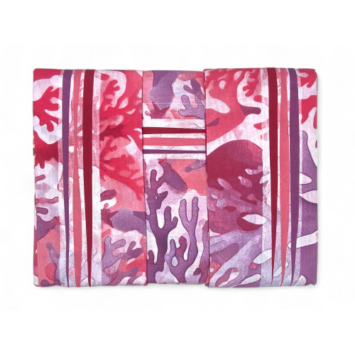 Top sheet and pillowcases with coral print - fresh and modern design