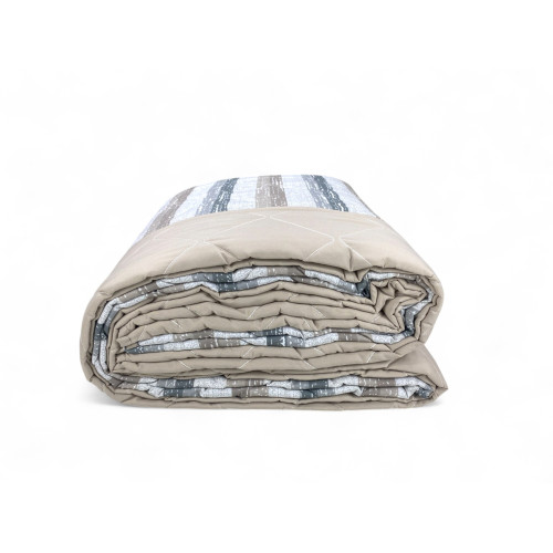Couette en microfibre effet pêche pliée - Made in Italy