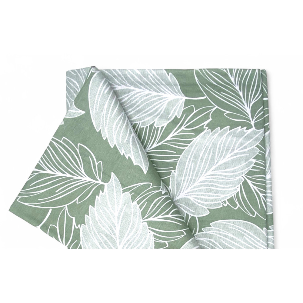 Couverture Feuilles Vertes – Gran Foulard Made in Italy
