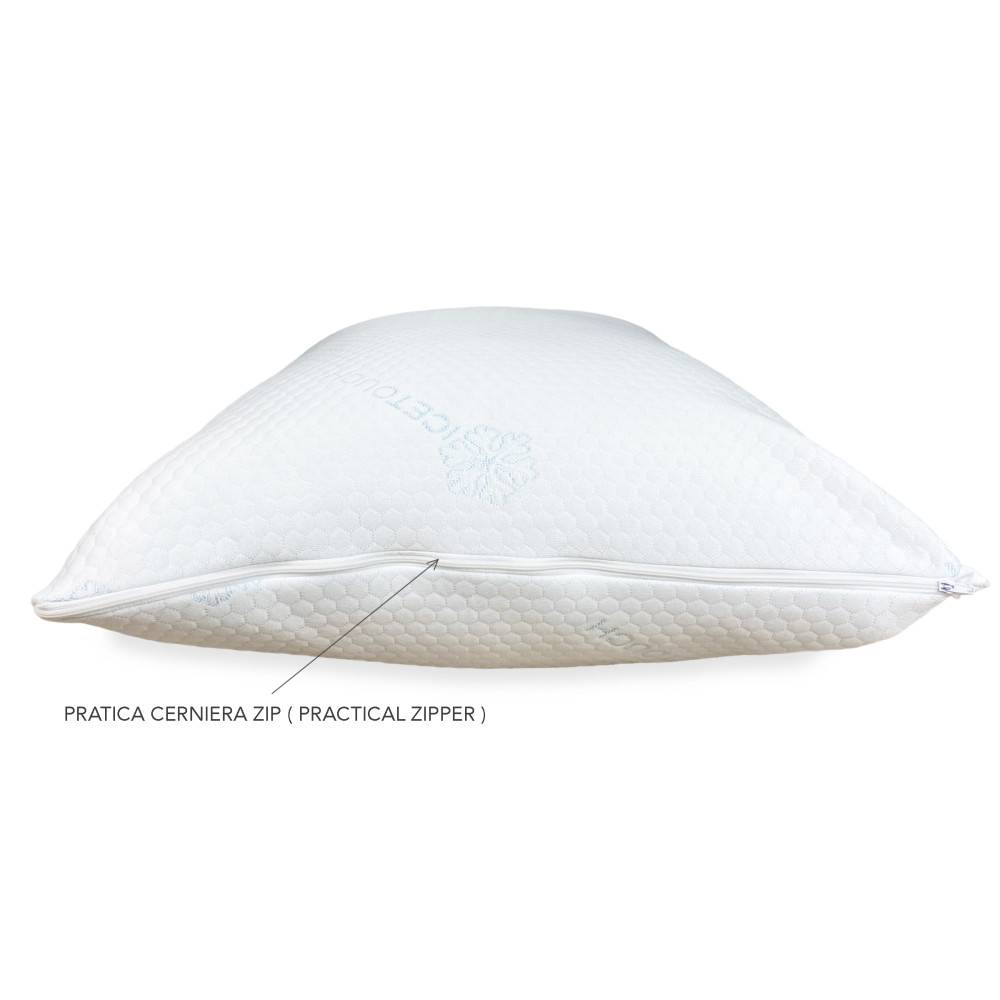 Ice-Touch Refreshing Pillowcase 50x80 cm – Single – Made in Italy