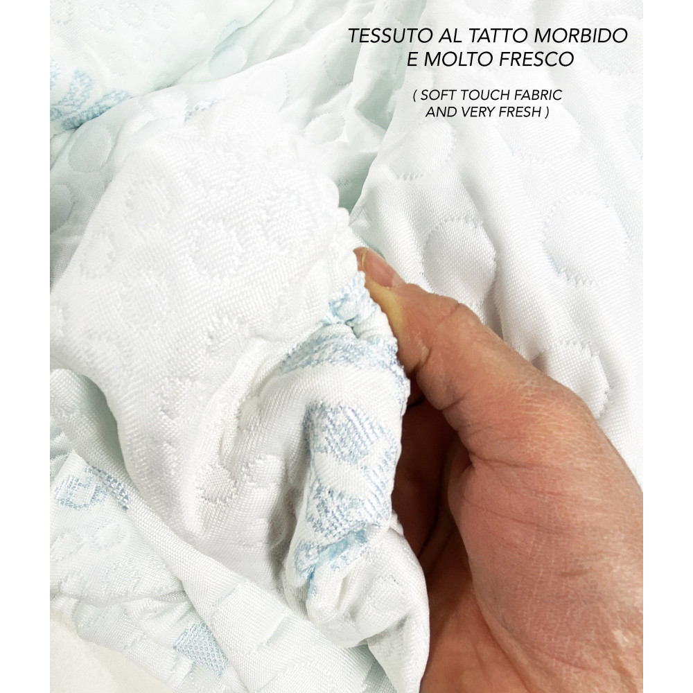 Paar erfrischende Kissenbezüge Ice-Touch 50x80 cm – Made in Italy